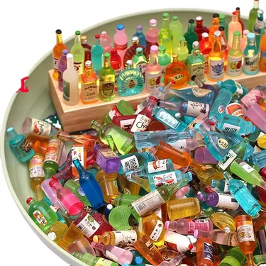 Mix Mini Resin Juice Water Bottle (10 pc)